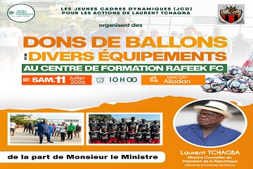 Remise de Dons au Centre de Formation RAFEEK FC